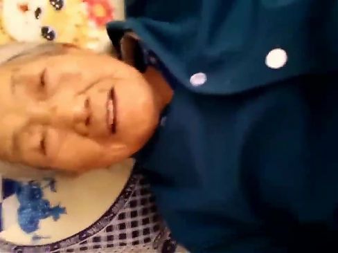 Chinese 75yo Granny Creampie